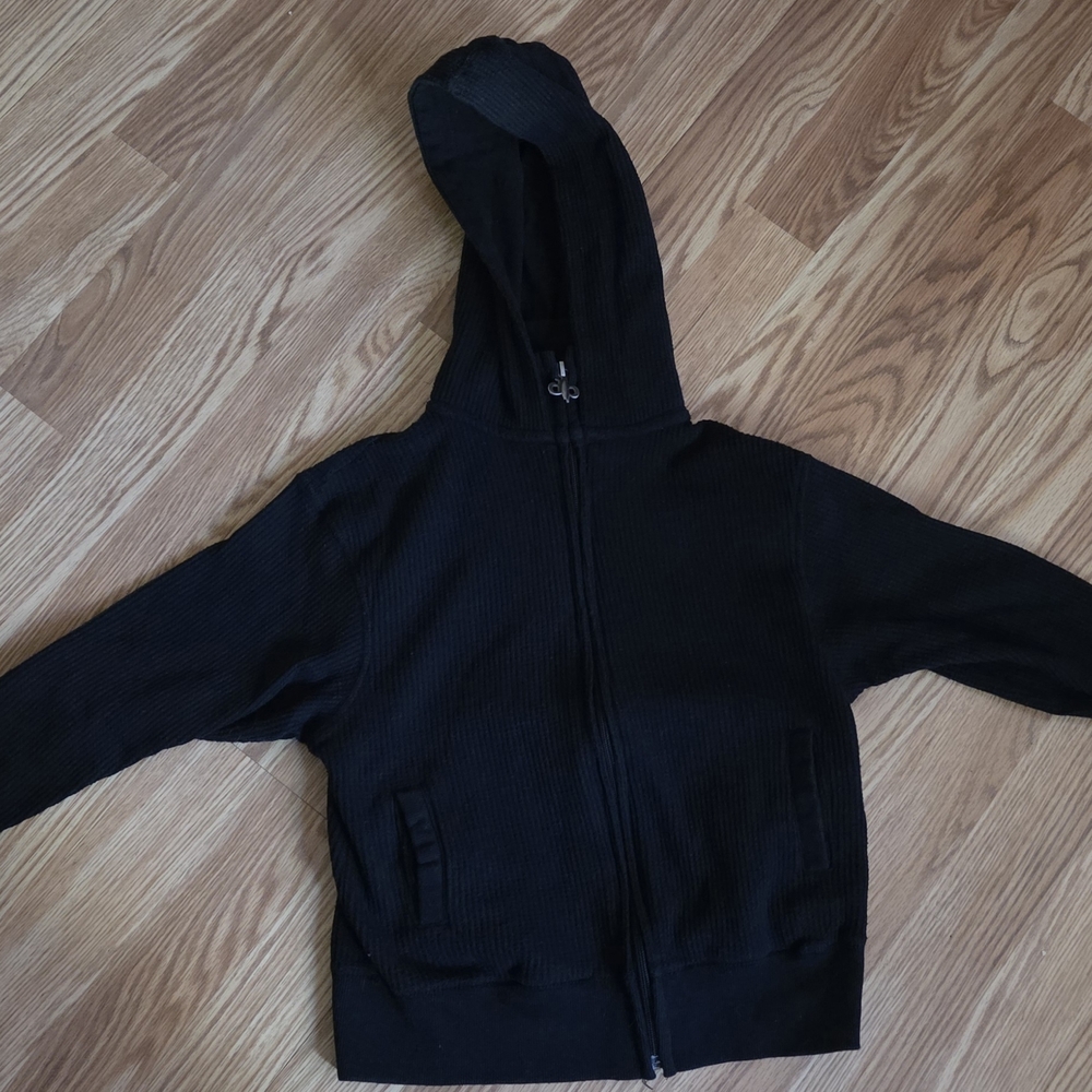 Ditch Plains Kids Black Hoodie Jacket 4/5